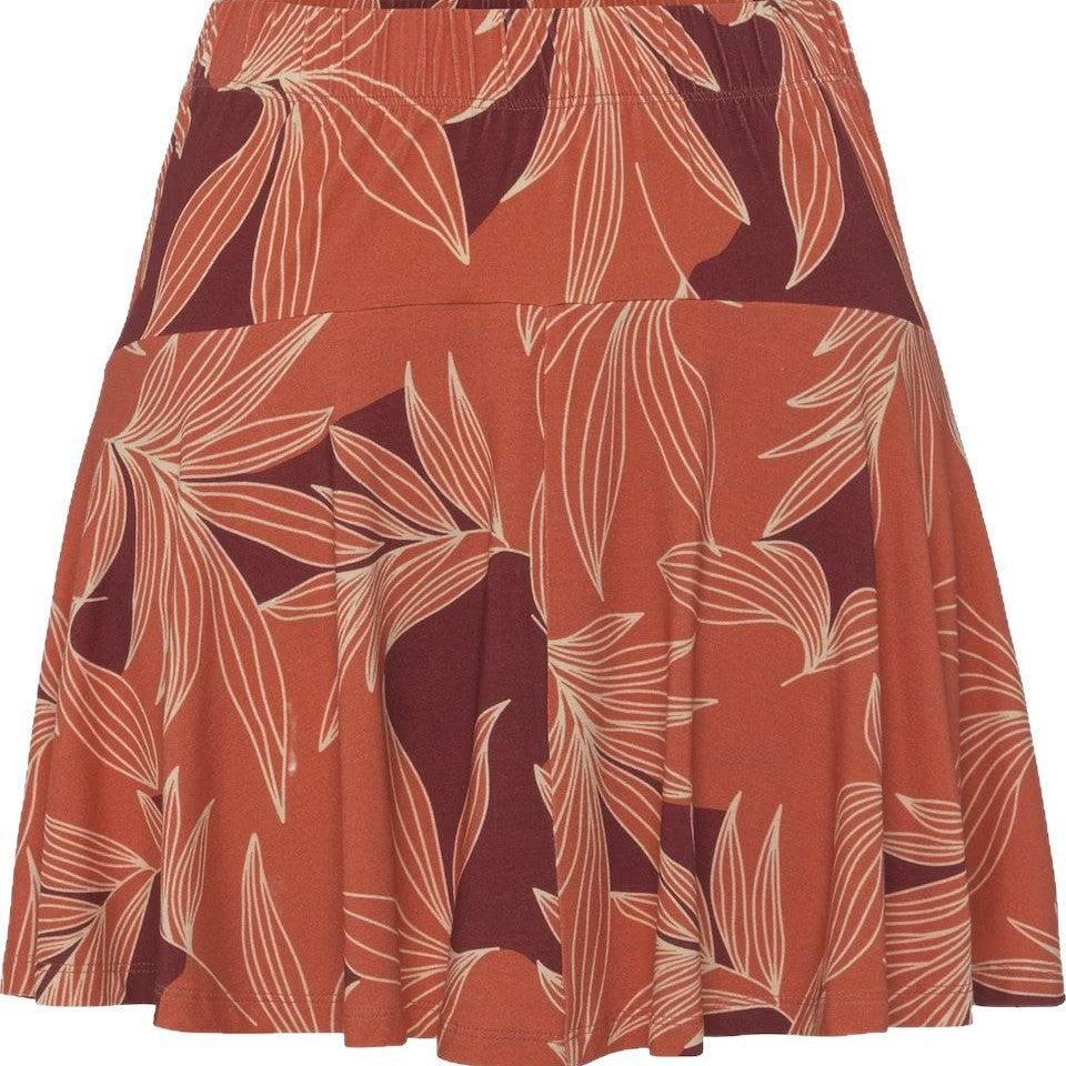 Jupe-short femme – Coupe évasée – Taille élastique