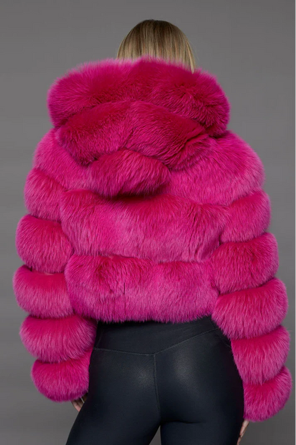 Glamouröser Pelzmantel