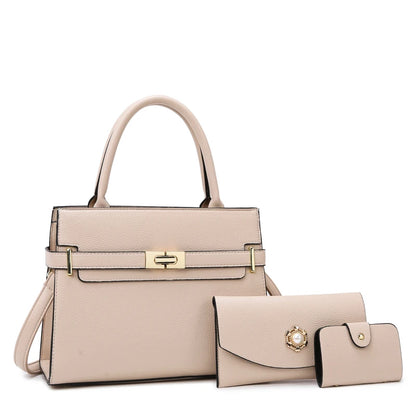 Sac à Main Femme – Cuir Végan Luxe – Forme Structurée – Fermoir Métallique Élégant